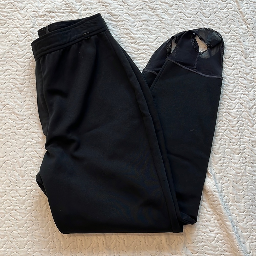 Vintage ROFFE Black Snow Sport Ski Pants with Stirrups Women's Size 16